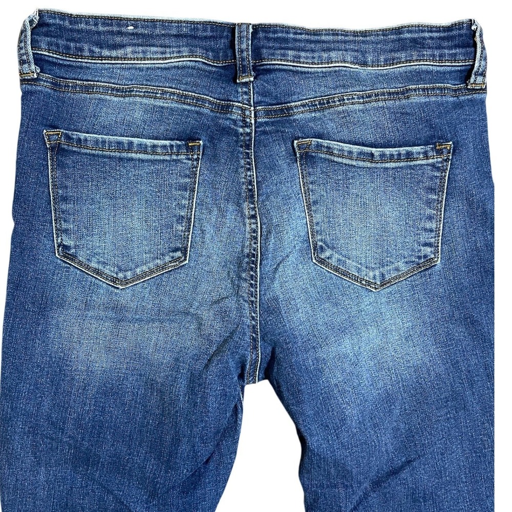 STS Blue Ellie High‎ Rise Skinny Jeans Size 30 M Wash Raw Hem Distressed Stretch